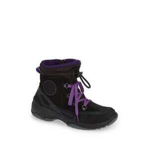 NEW SANTANA CANADA women's torino drawcord leather winter boots in black